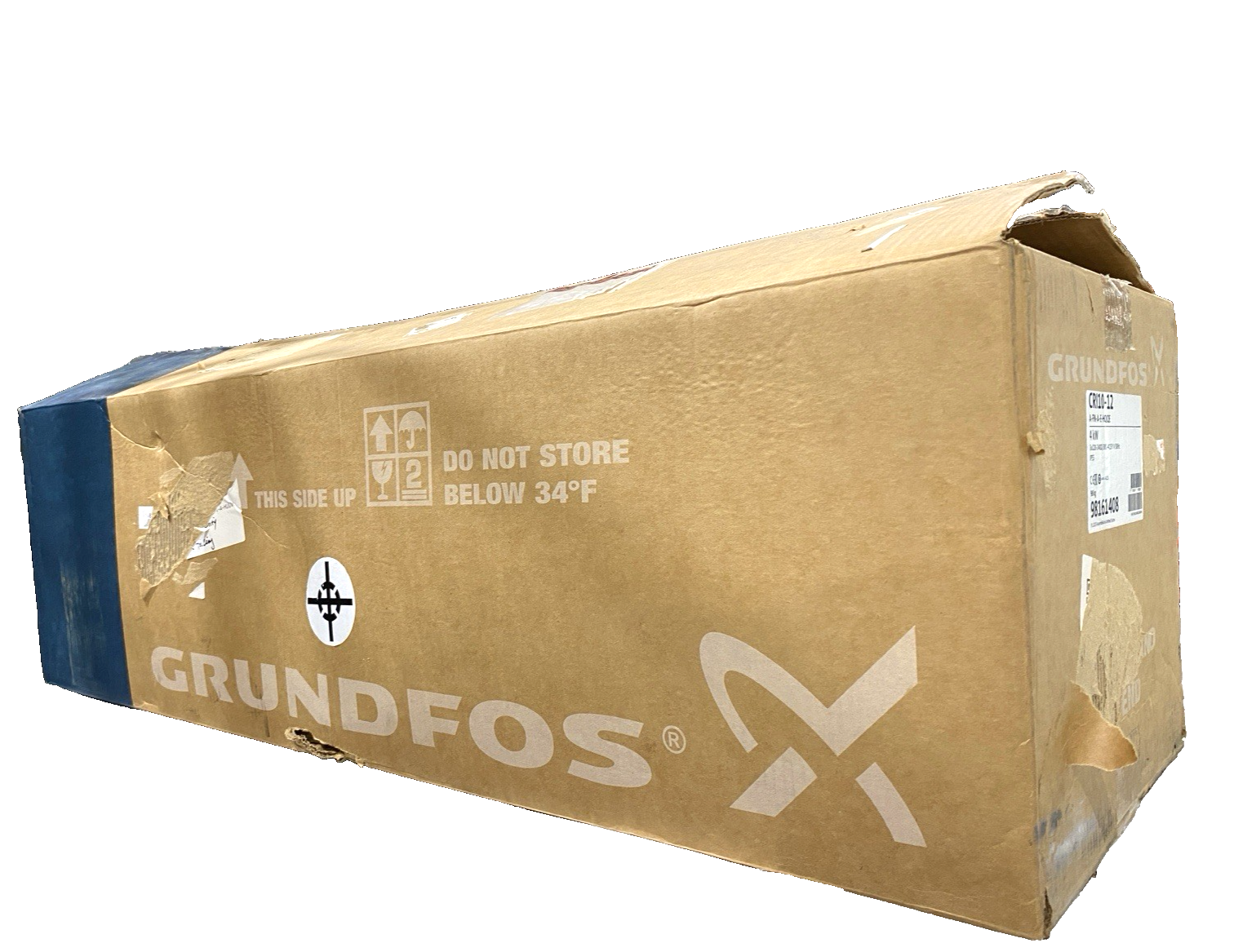 Grundfos CRI 10-12 A-FN-A-E-HQQE Vertical, Multistage Centrifugal Pump 98161408 - Maverick Industrial Sales