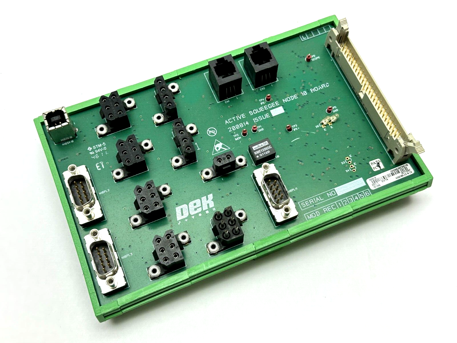 DEK 200816 Rev 1 Active Squeegee Node 18 Board 200814 - Used - Maverick Industrial Sales