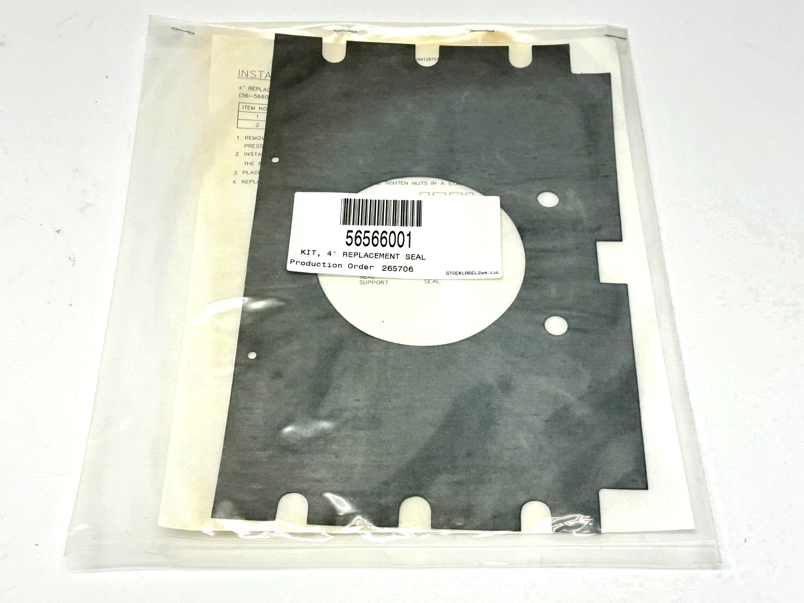 56566001 4" Replacement Seal Kit - New – Open box - Maverick Industrial Sales