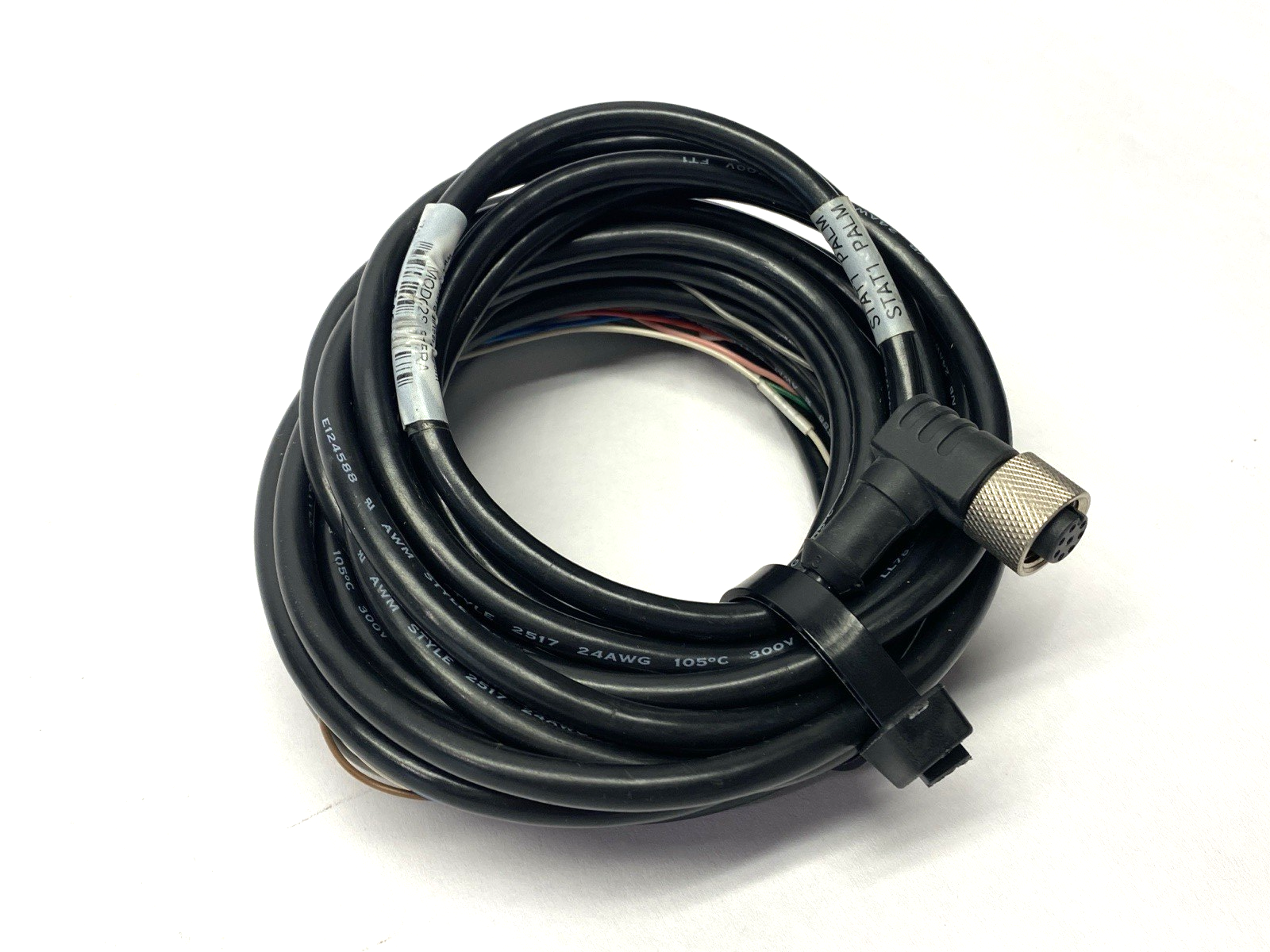 Banner MQDC2S-815RA Single Ended Cordset M12 8-Pin Right Angle Female 5m 54617 - Maverick Industrial Sales