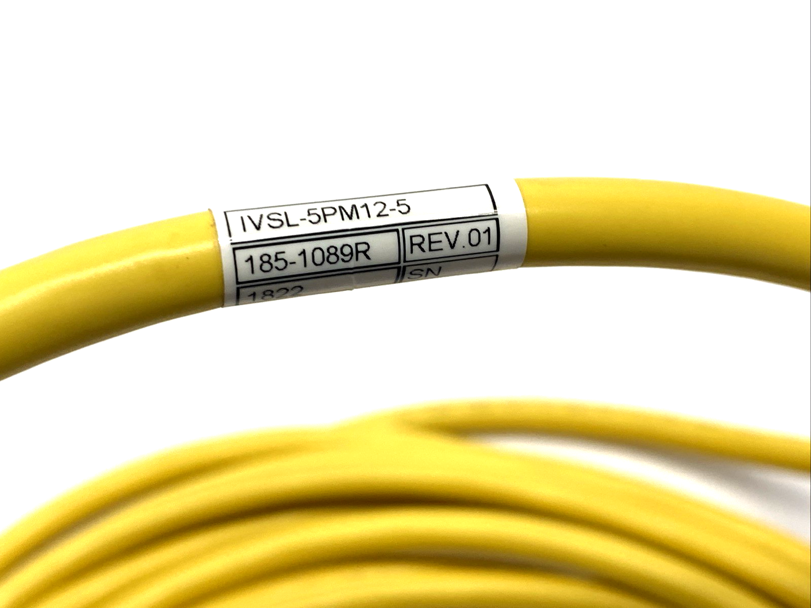 Cognex IVSL-5PM12-5 External Lighting Power Cable 5m 185-1089R Rev. 01 - New – Open box - Maverick Industrial Sales