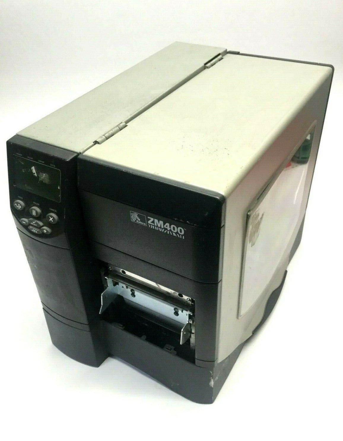 Zebra ZM400-2001-4000T Thermal Label Printer ZM400 - E - For parts or not working - Maverick Industrial Sales