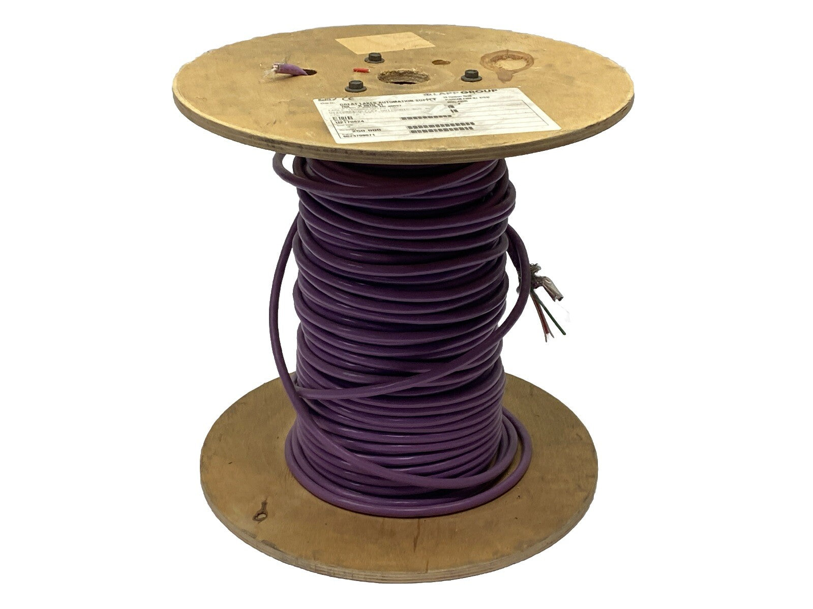 Lapp U2170824 UNITRONIC BUS PB Cable 7c 24AWG PVC Violet 120FT Spool - Maverick Industrial Sales