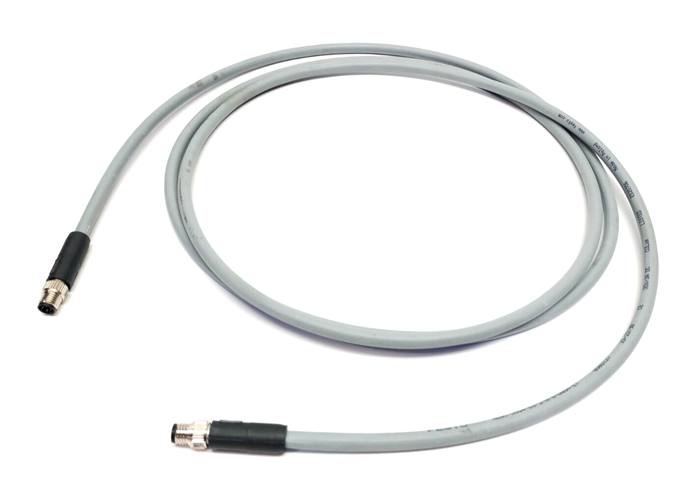 Festo NEBC-D8G4-ES-2-N-S-D8G4-ET Connecting Cable Male M8 4-Pin 2m 8065127 - Maverick Industrial Sales
