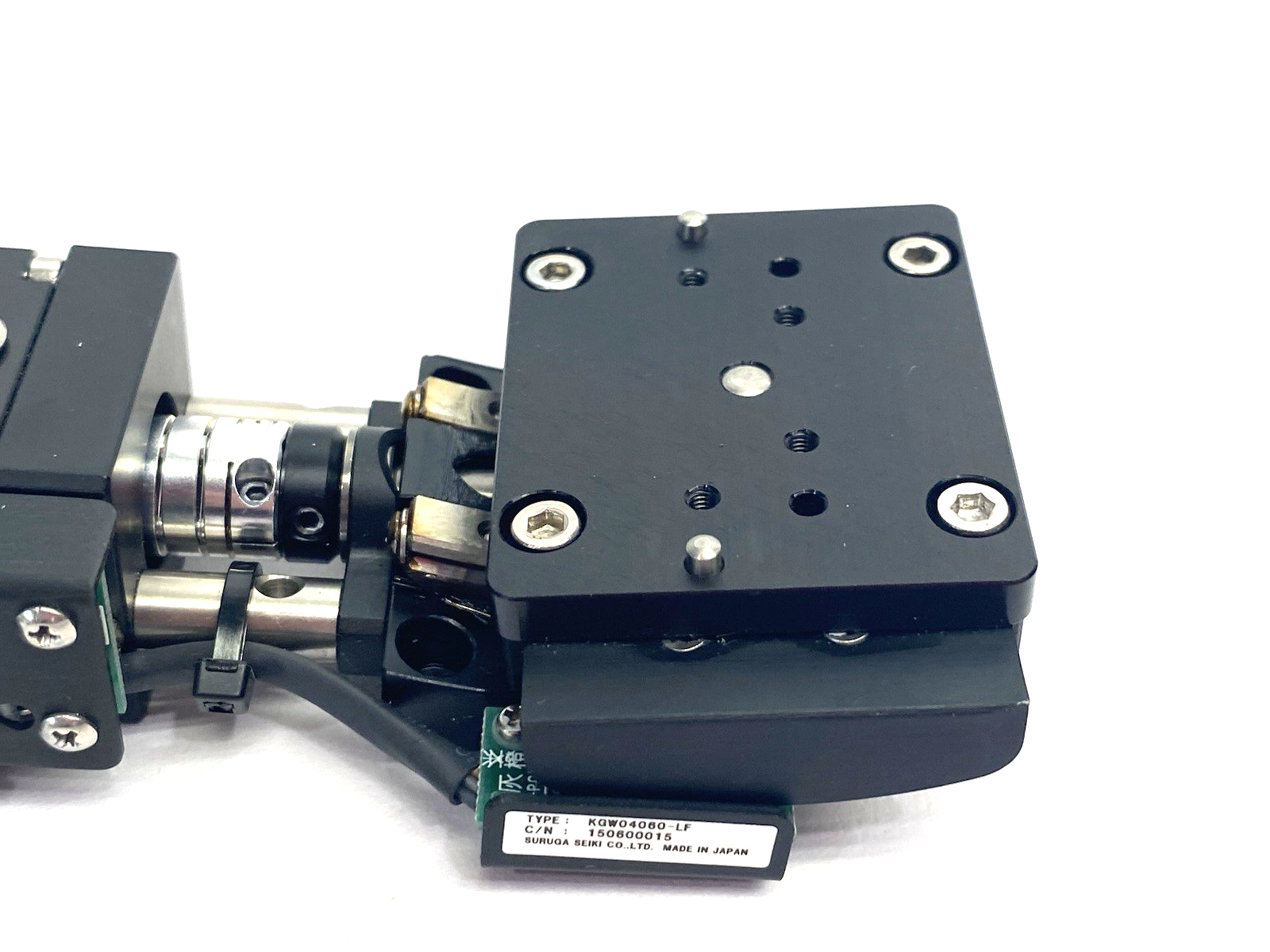 Suruga Seiki KGW04060-LF 1-Axis Worm Gear Goniometer Stage Module, φ40mm Stage - Maverick Industrial Sales