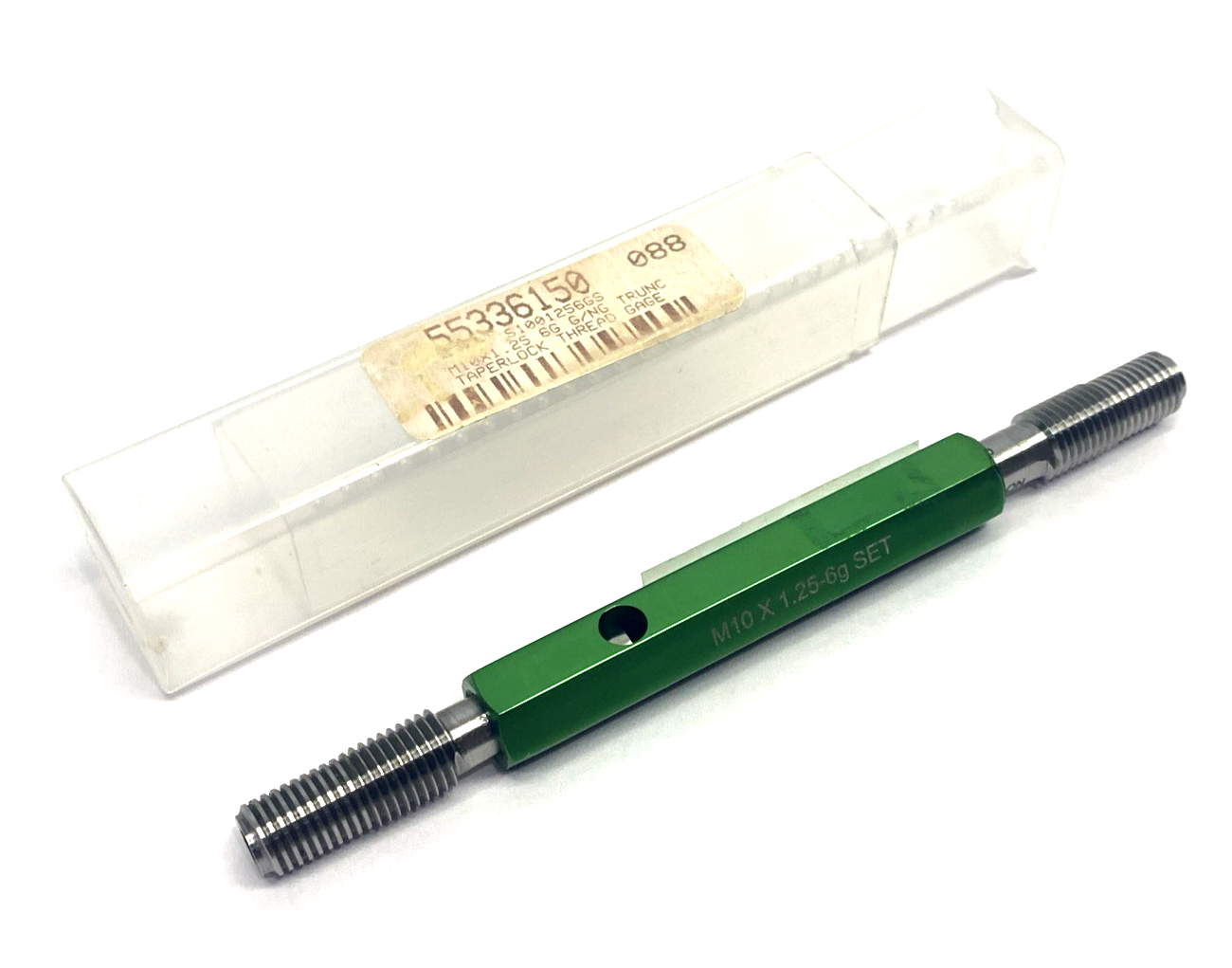 GF Gage S1001256GS Truncated Taperlock Thread Gage M10x1.25-6g SET Go/Nogo PD - Maverick Industrial Sales