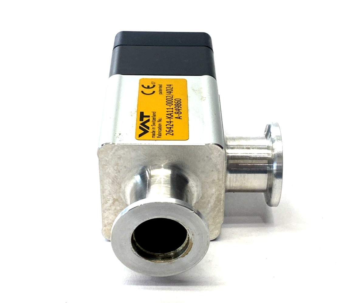 VAT 26424-KA11-0002 HV Vacuum Angle Valve ISO-KF DN 16, 5/8" - Maverick Industrial Sales
