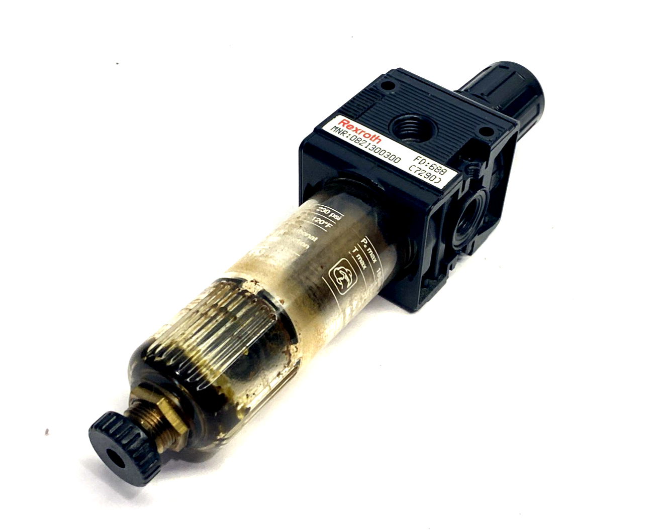 Bosch Rexroth 0821300300 Pneumatic Filter Pressure Regulator G 1/4 - Maverick Industrial Sales