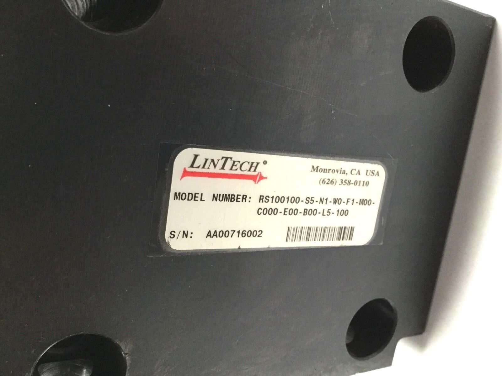 LinTech Ball Screw & Neugart RS100100-S5-N1-W0-F1-M00-C000-E00-B00-L5-100 PLE 80 - New – Open box - Maverick Industrial Sales
