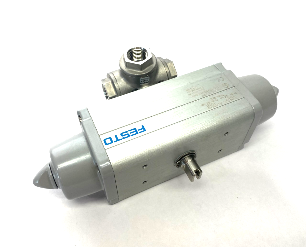 Festo DAPS-0030-090-RS4-F04 Quarter Turn Actuator 533434 w/ 1692212 Ball Valve - Maverick Industrial Sales