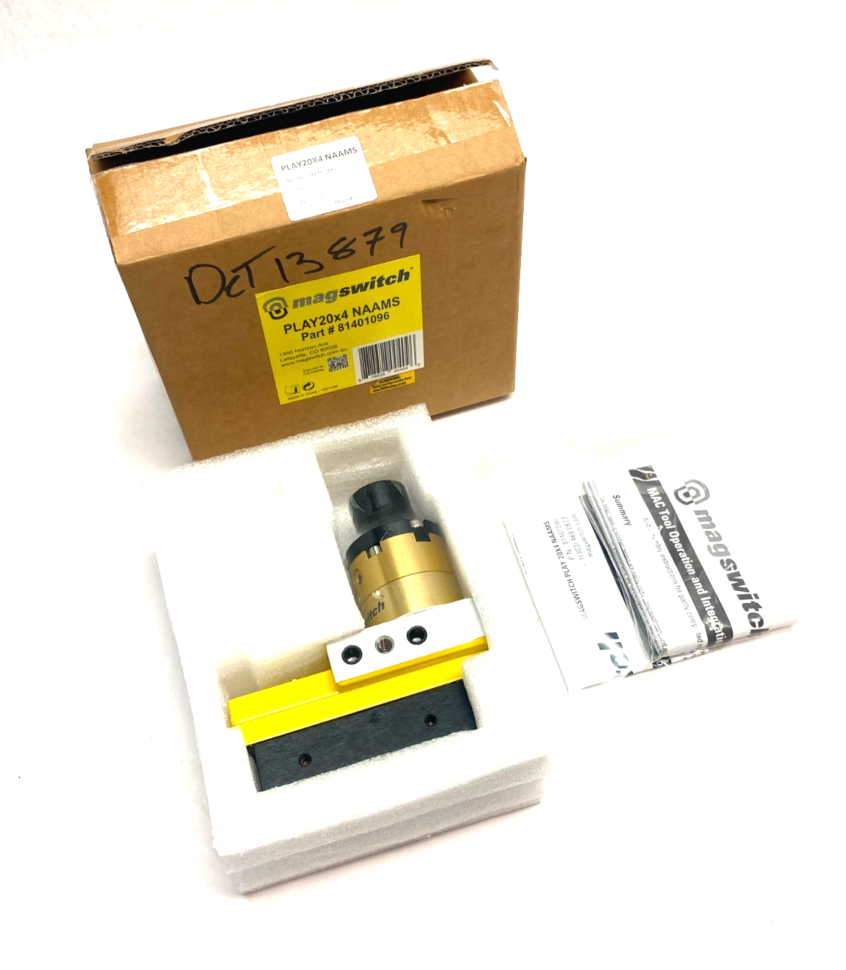 Magswitch 81401096 Magnetic Actuation Unit PLAY20X4 NAAMS - New – Open box - Maverick Industrial Sales