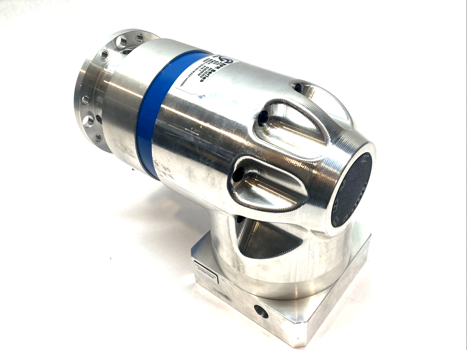 80130309 | GAM Right Angle Gearbox 10:1 Hollow Shaft 118mm EPR-H-118-010H - Used - Maverick Industrial Sales