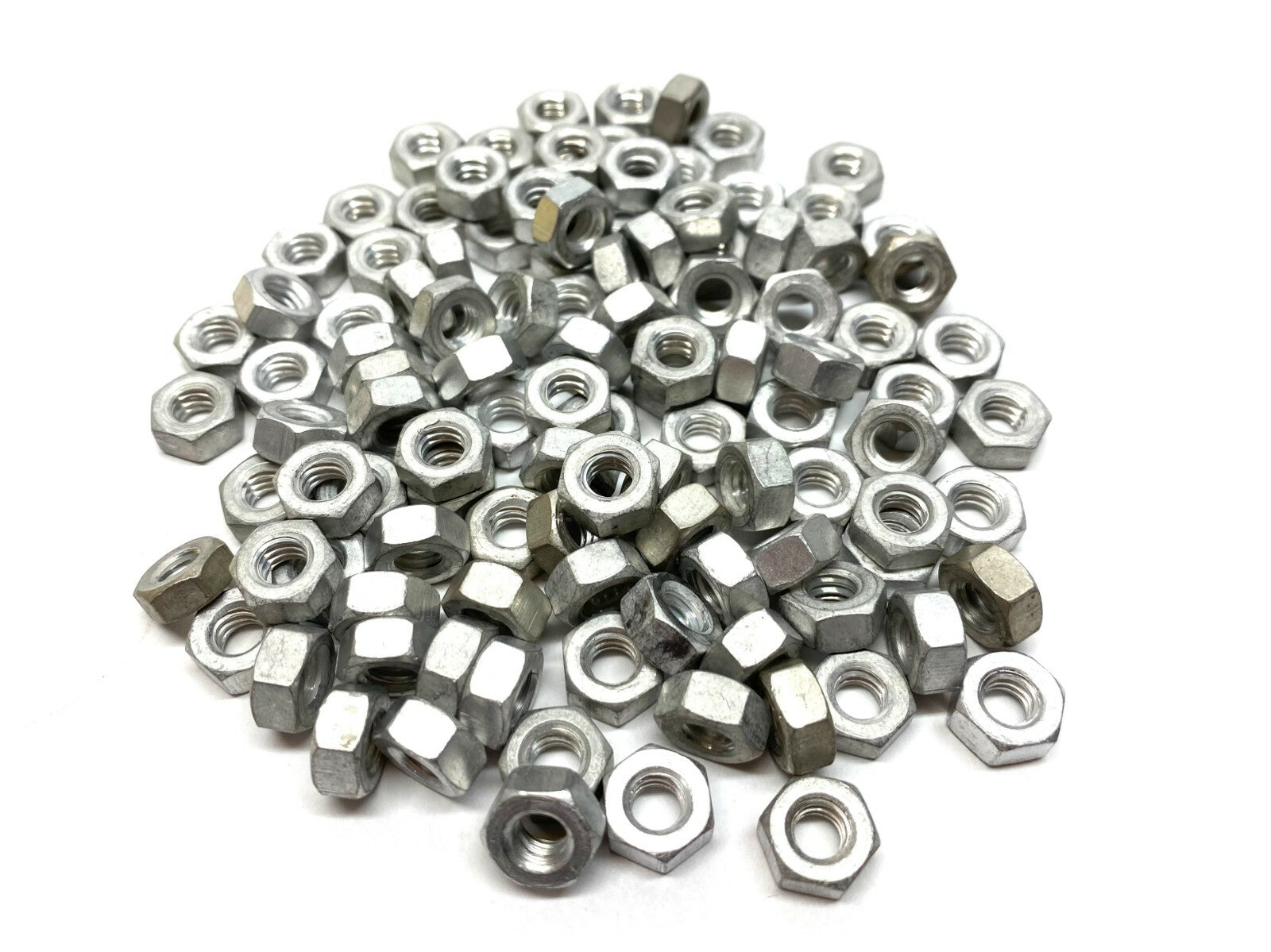 Hex Nut Aluminum Alloy 1/4"-20 LOT OF 100 - New – Open box - Maverick Industrial Sales