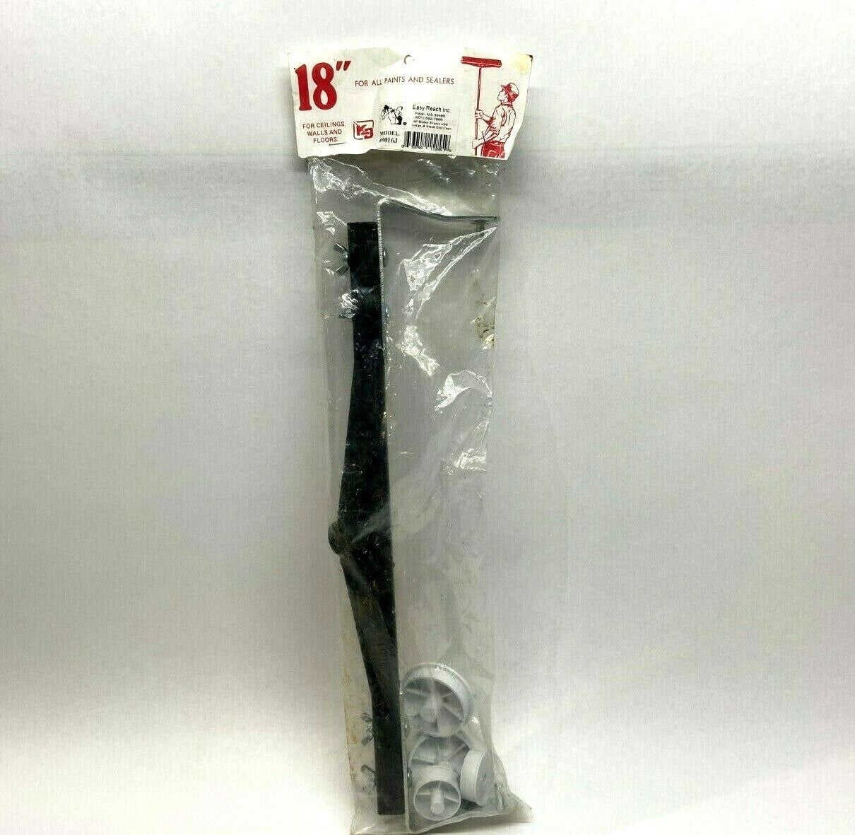 9016J | Easy Reach 18-24" Industrial Paint Roller Frame w/ Std and Jumbo Caps - New - Maverick Industrial Sales