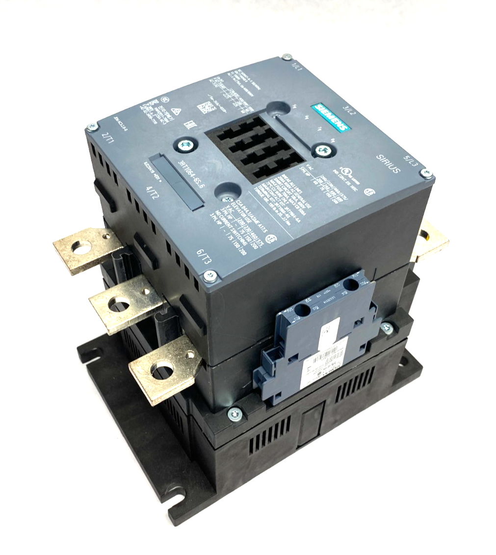 Siemens 3RT1064-6SF36 SIRIUS Power Contactor 3-Pole, up to 250kW - Maverick Industrial Sales