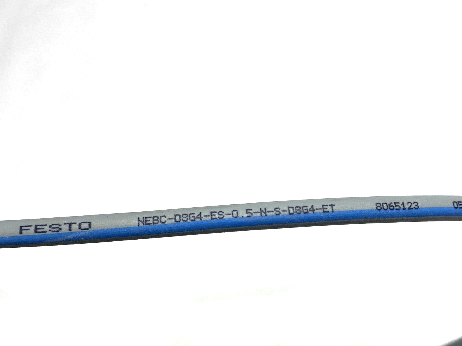 Festo NEBC-D8G4-ES-0.5-N-S-D8G4-ET Double-Ended 4-Pin M8 Male Cordset 8065123 - Maverick Industrial Sales