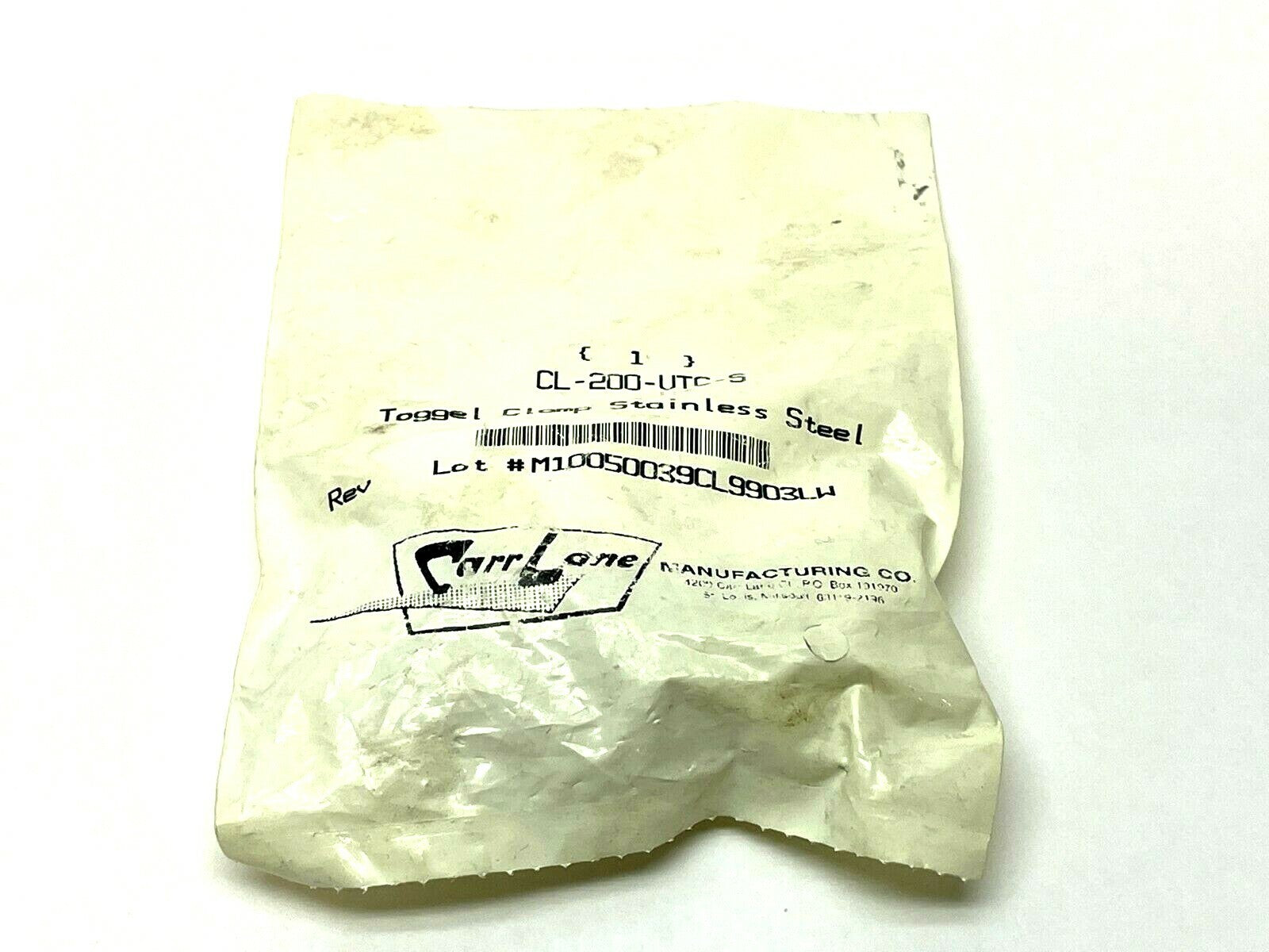 Carr Lane CL-200-VTC-S Toggle Clamp Vertical Handle - New - Maverick Industrial Sales