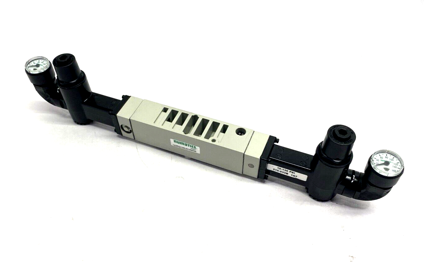 122RQ100J016W00 | Numatics Dual Sandwich Pressure Regulator - New – Open box - Maverick Industrial Sales