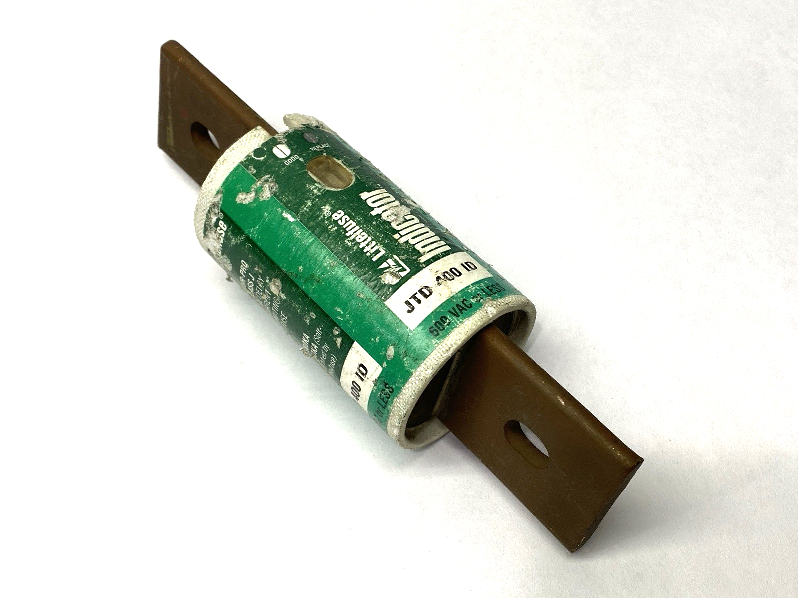 JTD400ID | Littelfuse Time-Delay Current Limiting Fuse Class J 600VAC 400A - Used - Maverick Industrial Sales