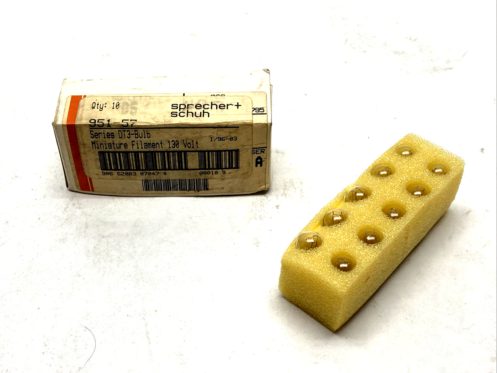 951-57 | Sprecher+Schuh Lamp Bulb 130V 2.6W PKG OF 10 - Open box - Maverick Industrial Sales