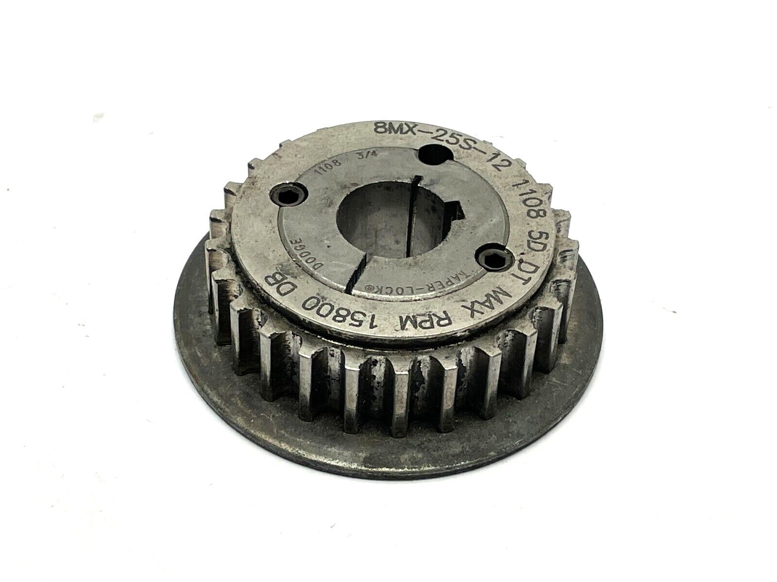 8MX-25S-12 1108 5D DT | Gates Taper-Lock Poly Chain Sprocket - Used - Maverick Industrial Sales