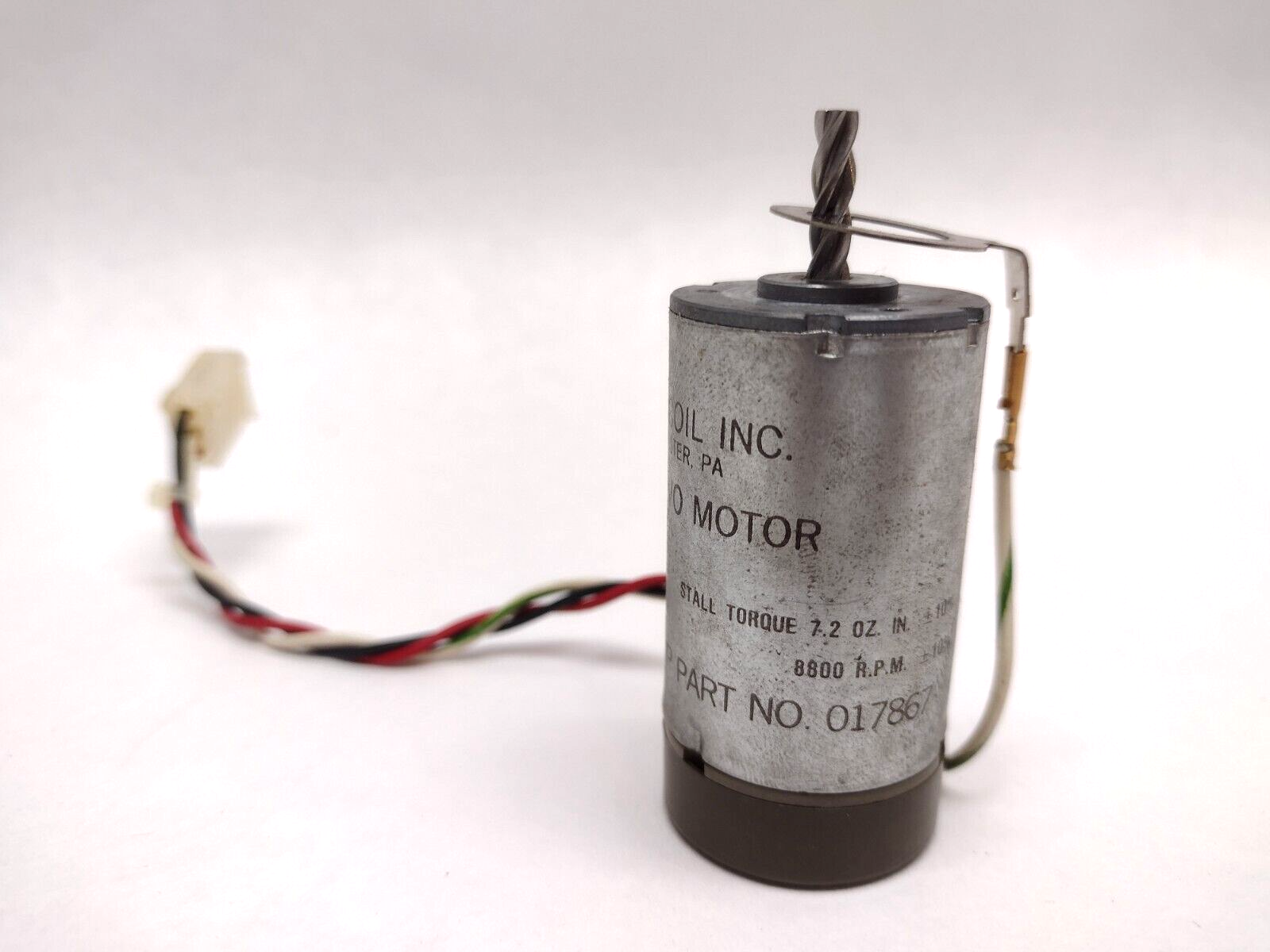 Transicoil 1081-116 DC Servo Motor 24VDC 8800rpm - Used - Maverick Industrial Sales