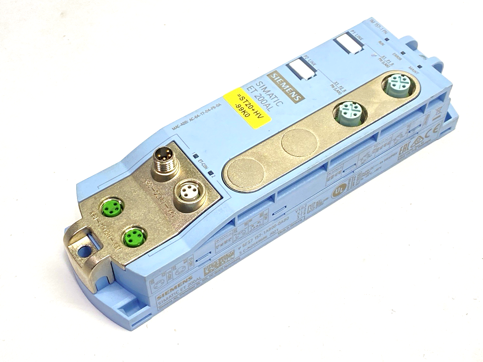 6ES7 157-1AB00-0AB0 | Siemens SIMATIC ET 200AL Interface Module IM 157-1 PN - Used - Maverick Industrial Sales