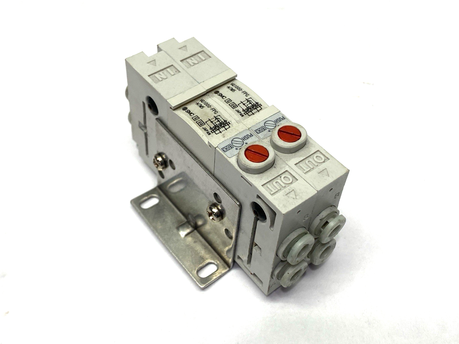 SMC VQ1000-FPG-N7M5 Perfect Check Valve Block 0.15MPa-0.8MPa LOT OF 2 - Maverick Industrial Sales