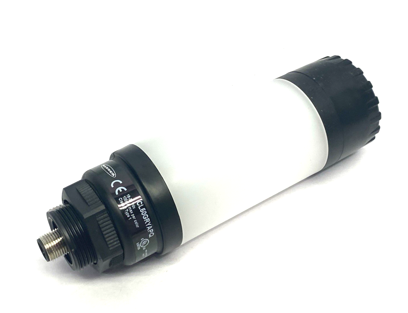CL50GRYAPQ | Banner Core Series 50mm Column Light: 3-Color Audible Indicator 10474- Used - Maverick Industrial Sales