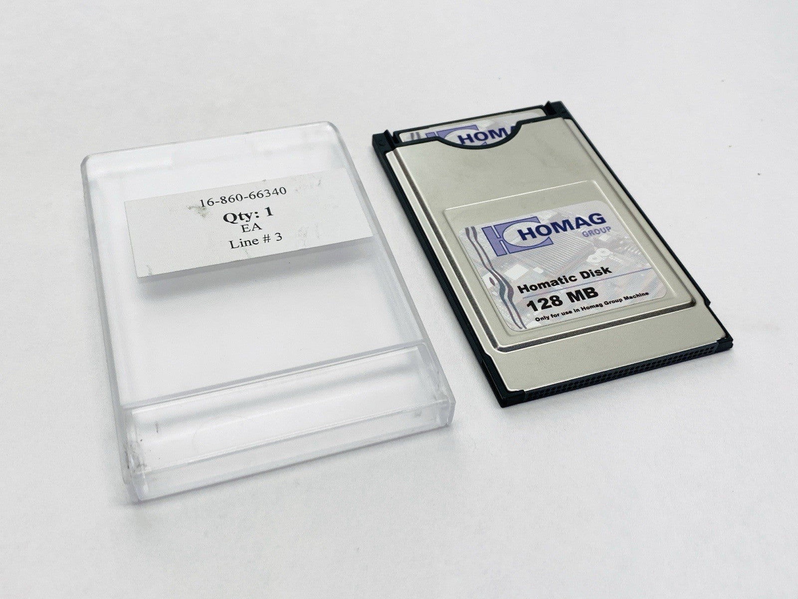 16-860-66340 | Homag Homatic Type II Memory PC Card 128MB - New – Open box - Maverick Industrial Sales