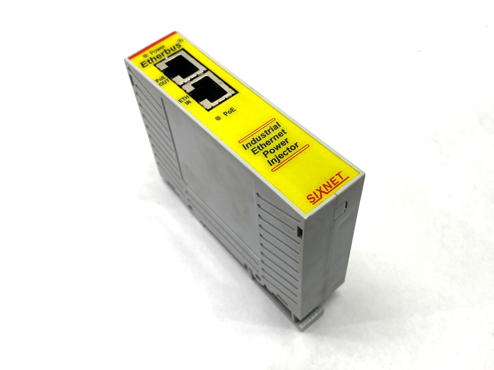 EB-PSE-24V-1B | Red Lion SixNet Etherbus PoE Industrial Ethernet Power Injector- Used - Maverick Industrial Sales