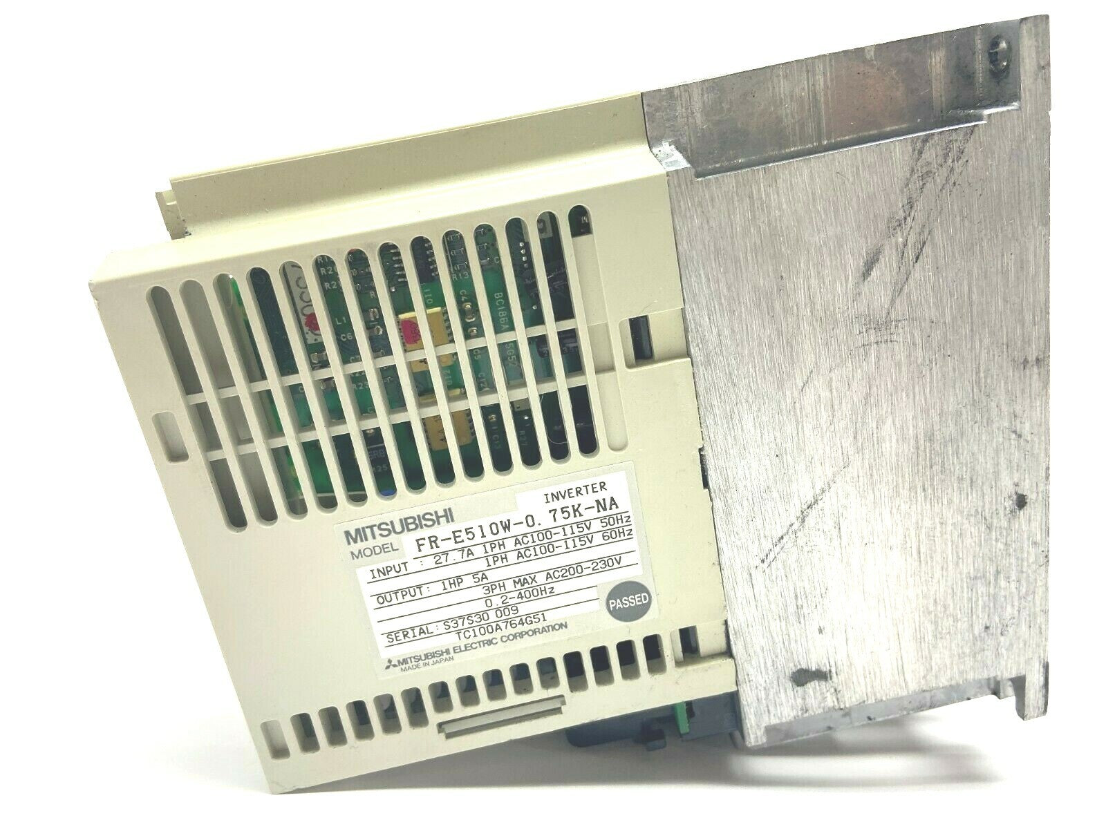 Mitsubishi FR-E510W-0.75K-NA Transistorized Inverter - For parts or not working - Maverick Industrial Sales