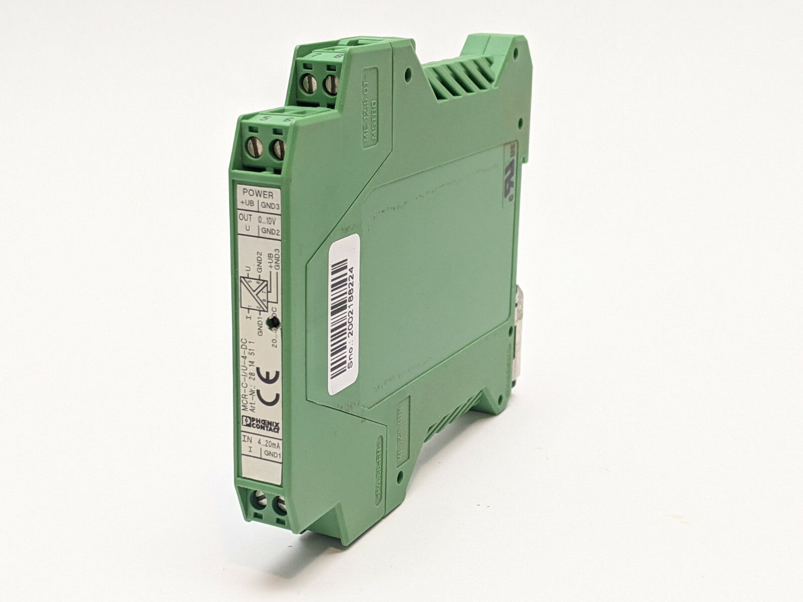MCR-C-I-U- 4-DC,2814511 | Phoenix Contact MCR-C-I-U- 4-DC Signal Conditioner 2814511- Used - Maverick Industrial Sales