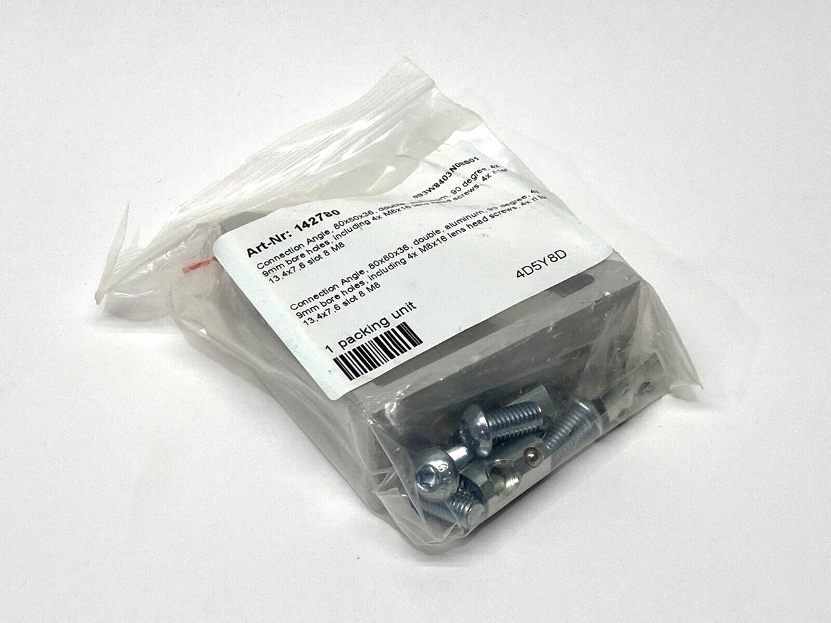 093W8403N08S01, 142780 | Fath 093W8403N08S01 Aluminum Right Angle Bracket 142780 - New - Maverick Industrial Sales