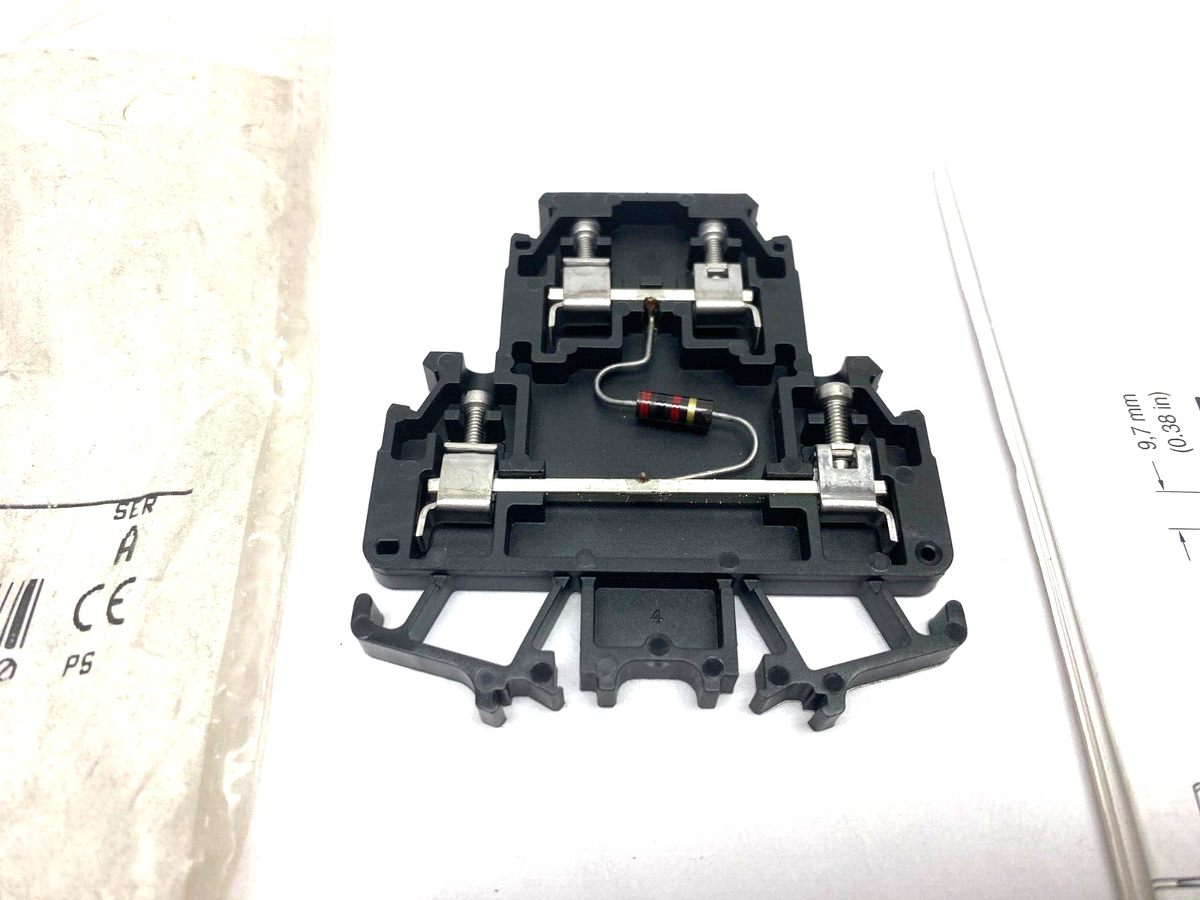 1492-HM2RA202 | Allen Bradley Ser. A Double Circuit Resistor Terminal Block BLACK - New Other - Maverick Industrial Sales