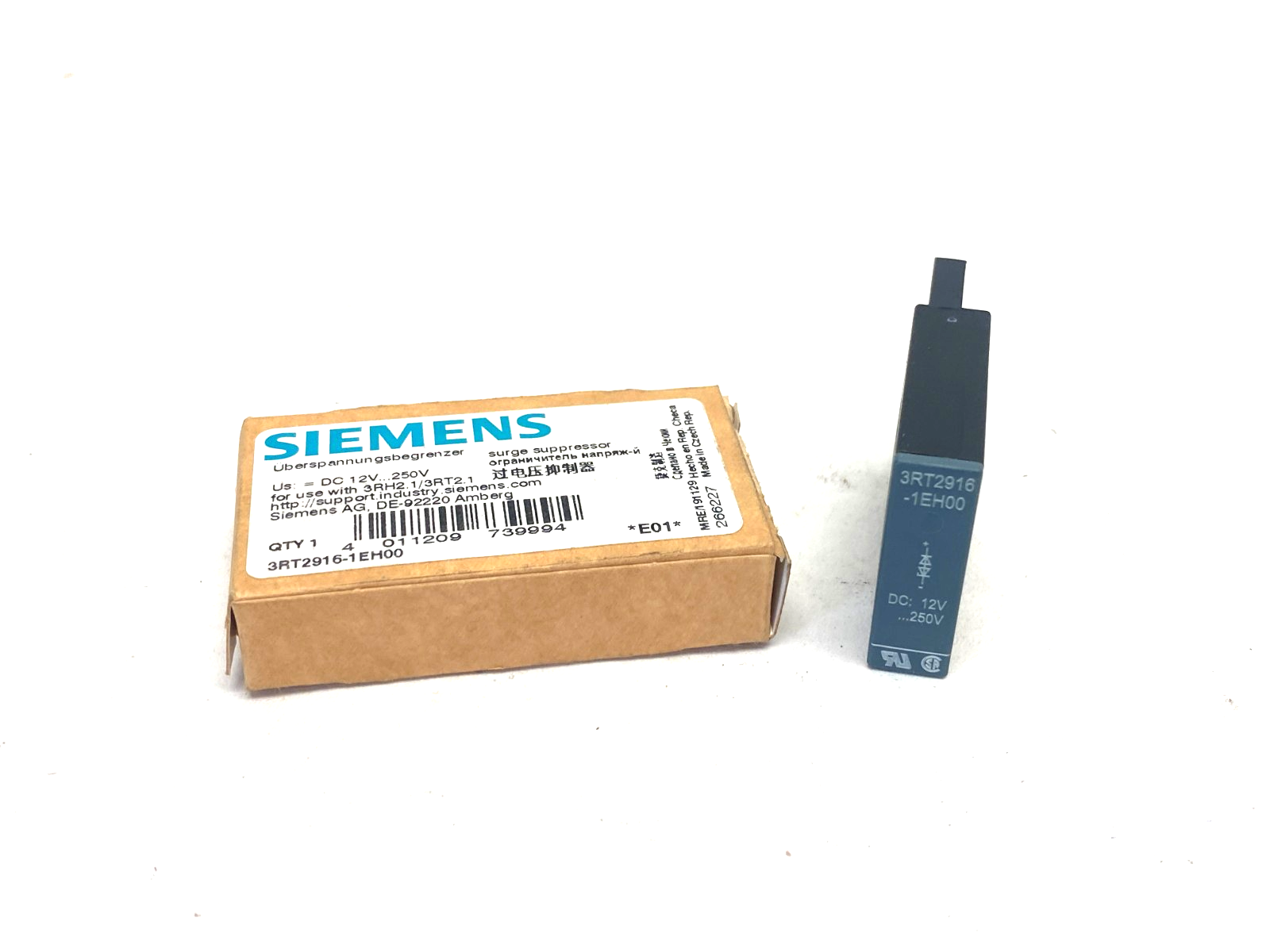 Siemens 3RT2916-1EH00 Surge Suppressor, Diode Combination 12... 250V - Maverick Industrial Sales