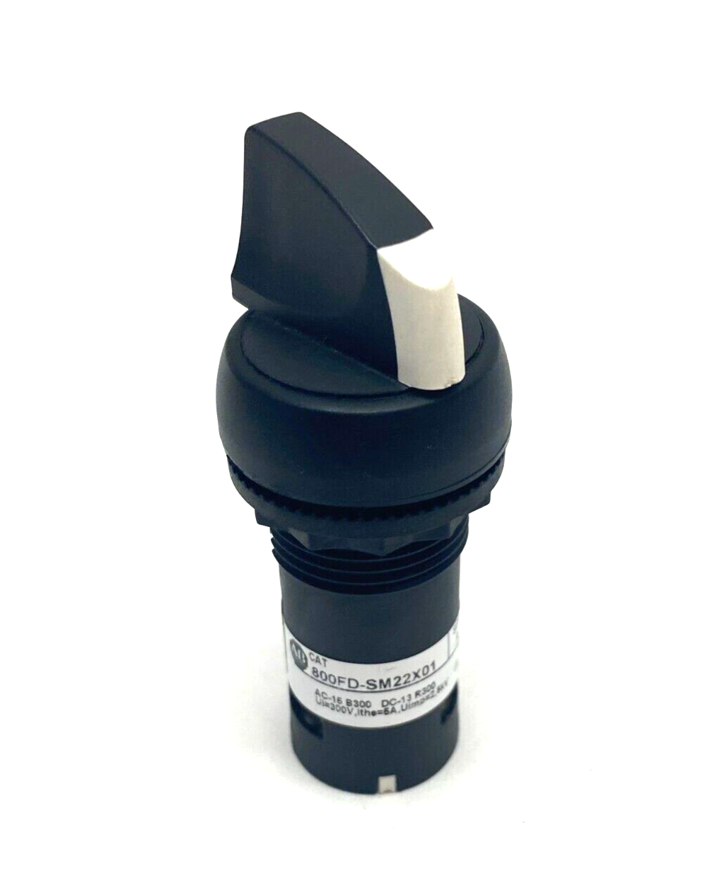 800FD-SM22X01 | Allen Bradley Ser A Knobbed Selector Switch 2-Pos Black Maintained - Used - Maverick Industrial Sales