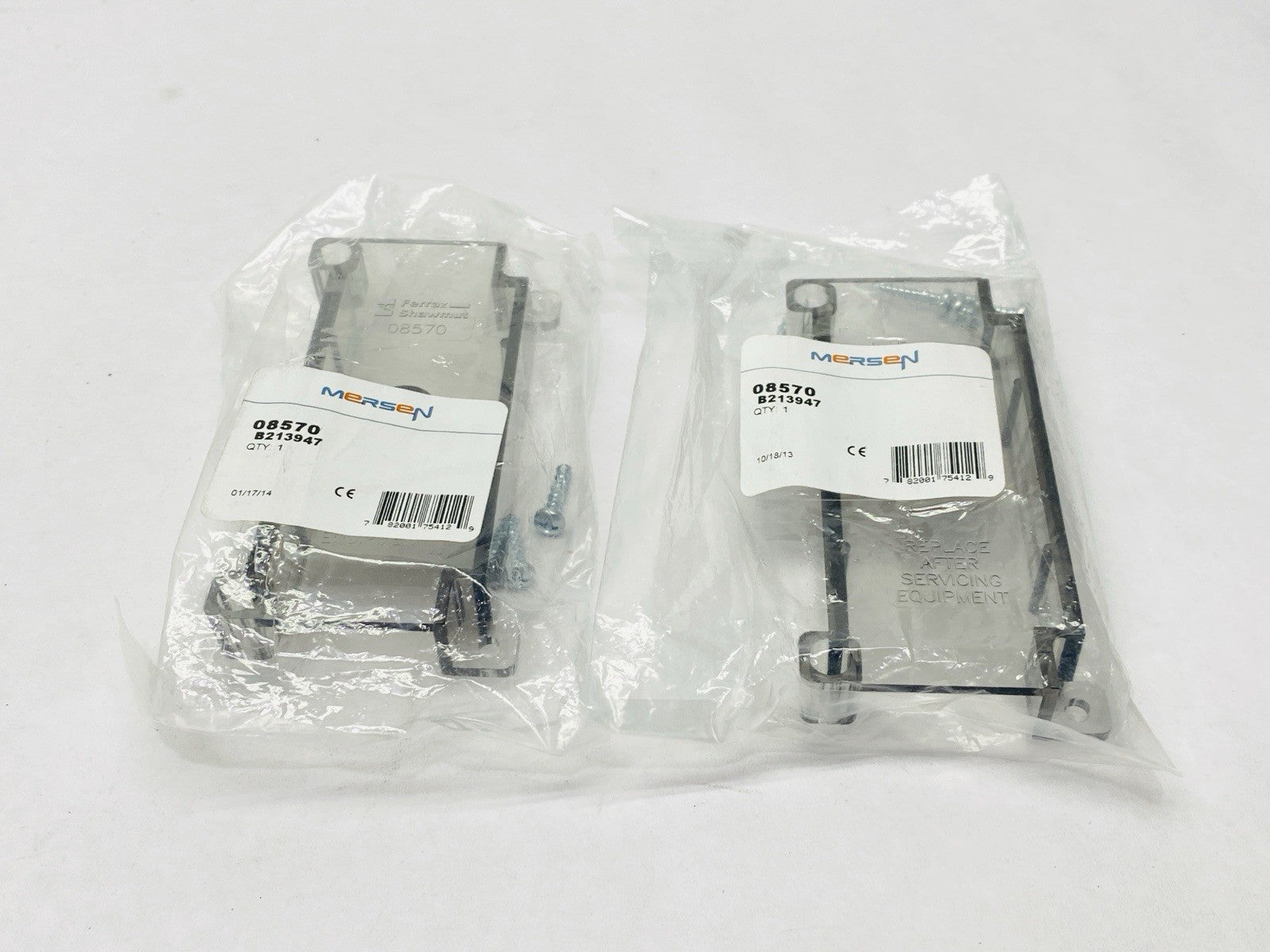 08570,B213947 | Mersen 08570 Power Block Cover Kit B213947 LOT OF 2 - New - Maverick Industrial Sales