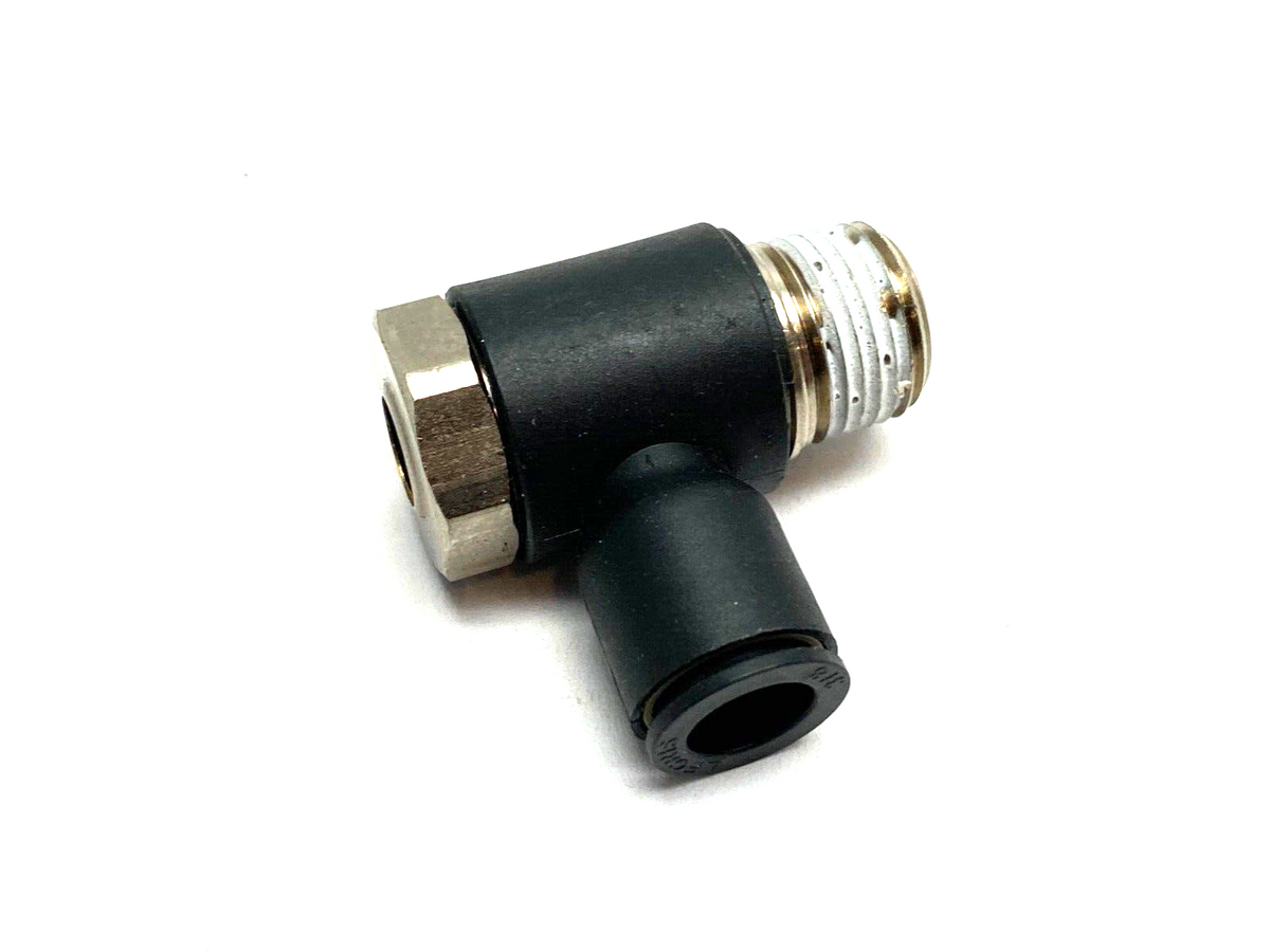 FCKC731-6-6 | Parker Prestolok Banjo Flow Control Elbow Fitting Meter Out 3/8" NPT - New Other - Maverick Industrial Sales
