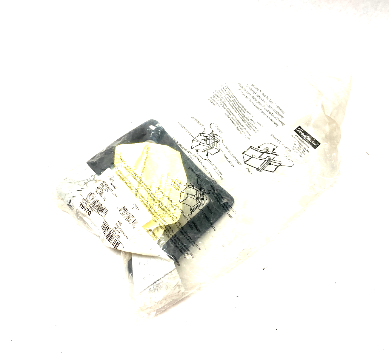 Hoffman F44LSGQR Quick-Release Flat Plate Sealing Kit for Wireway - Maverick Industrial Sales