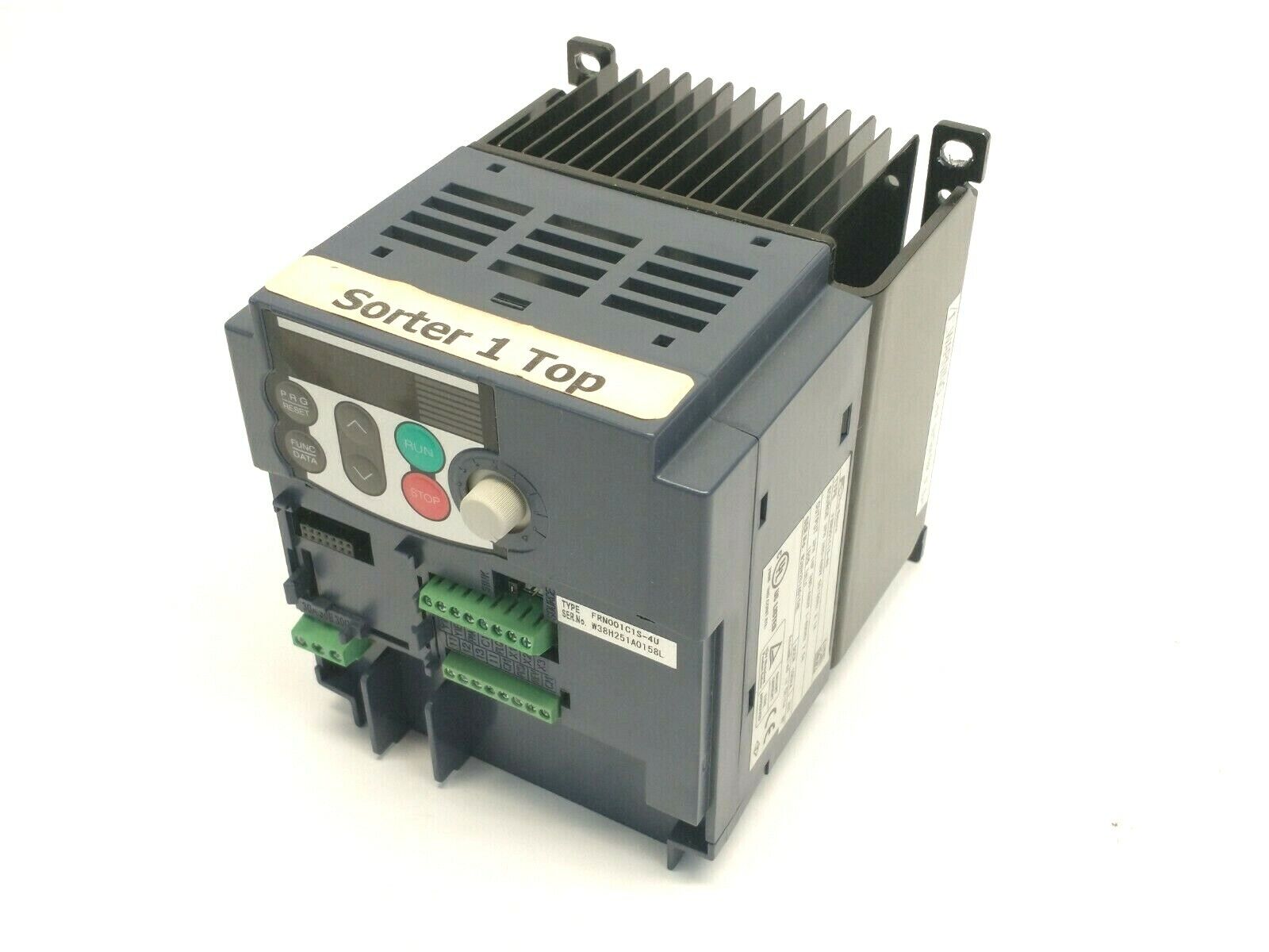 FRN001C1S-4U | Fuji Electric FRENIC-Mini AC Drive Inverter 3PH 380-480V 1HP - Used - Maverick Industrial Sales