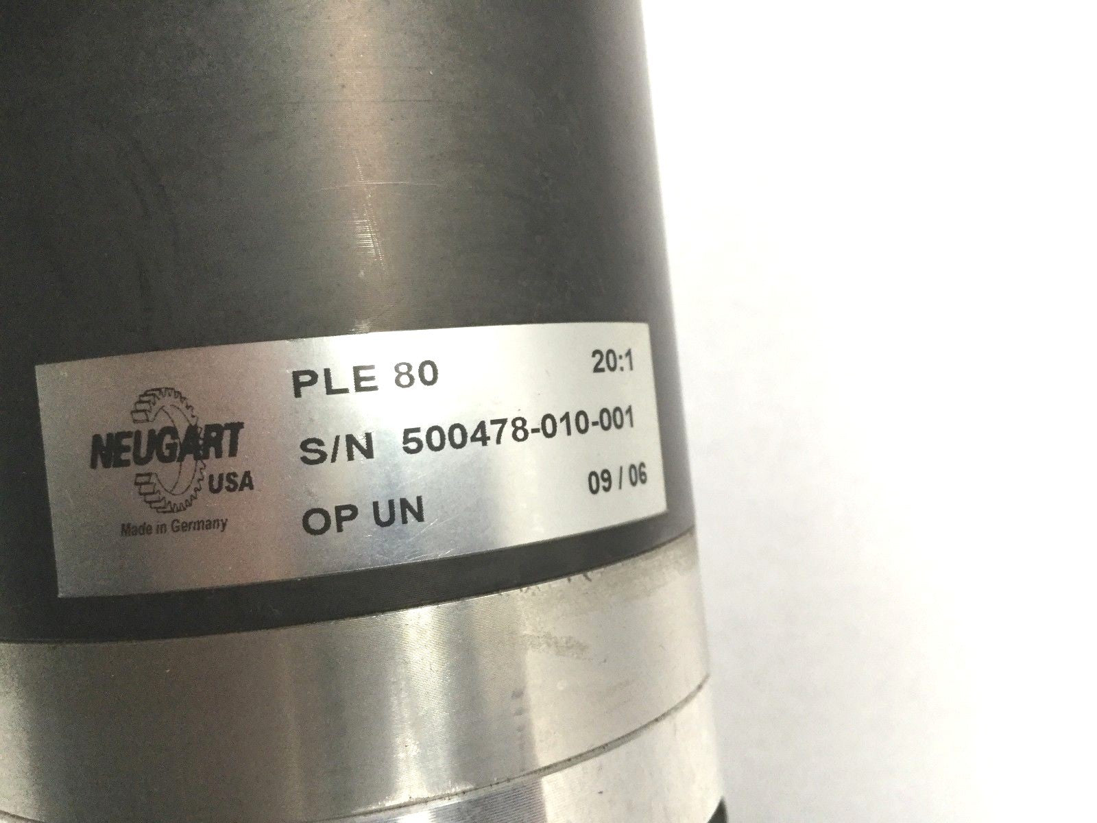 LinTech Ball Screw & Neugart RS100100-S5-N1-W0-F1-M00-C000-E00-B00-L5-100 PLE 80 - New – Open box - Maverick Industrial Sales
