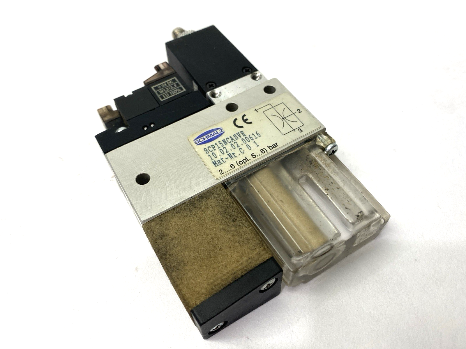 SCP 15 NC AS VE | Schmalz Compact Vacuum Ejector 10.02.02.00616 - Used - Maverick Industrial Sales