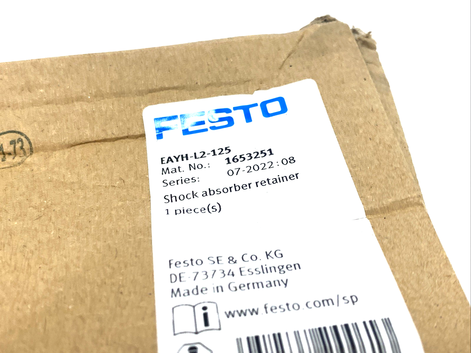 Festo EAYH-L2-125 Shock Absorber Retainer 1653251 - New – Open box - Maverick Industrial Sales