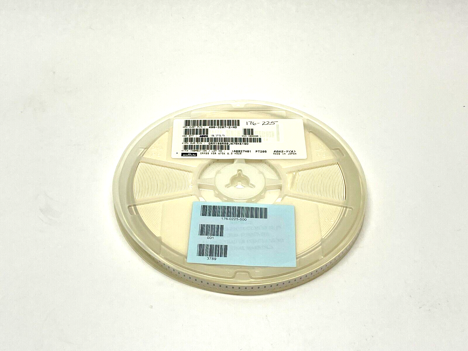 GRM188R60J475KE19D | Murata Ceramic Capacitor REEL OF 3700 - New – Open box - Maverick Industrial Sales