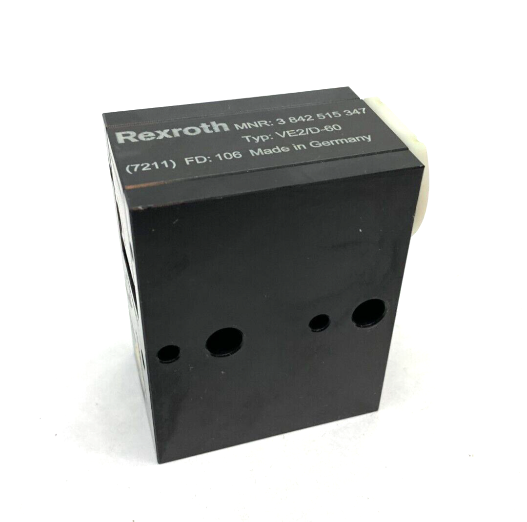 Bosch Rexroth 3842515347 Pneumatic Stop Gate Typ: VE2/D-60 MISSING GATE FACE - Maverick Industrial Sales