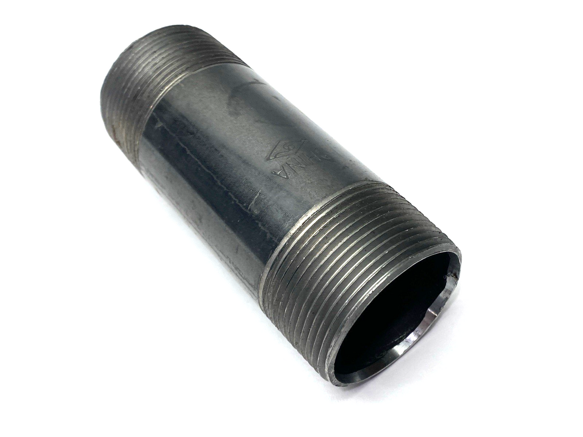 Black Steel Pipe Nipple 1-1/2" x 4-1/2" - Maverick Industrial Sales