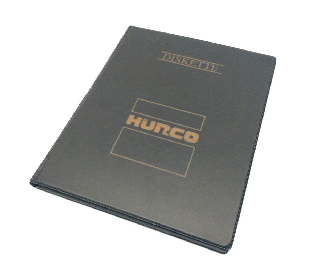 Hurco Hardcover CNC Machine Diskette Software Folder/Binder 4-Slot Case - Maverick Industrial Sales