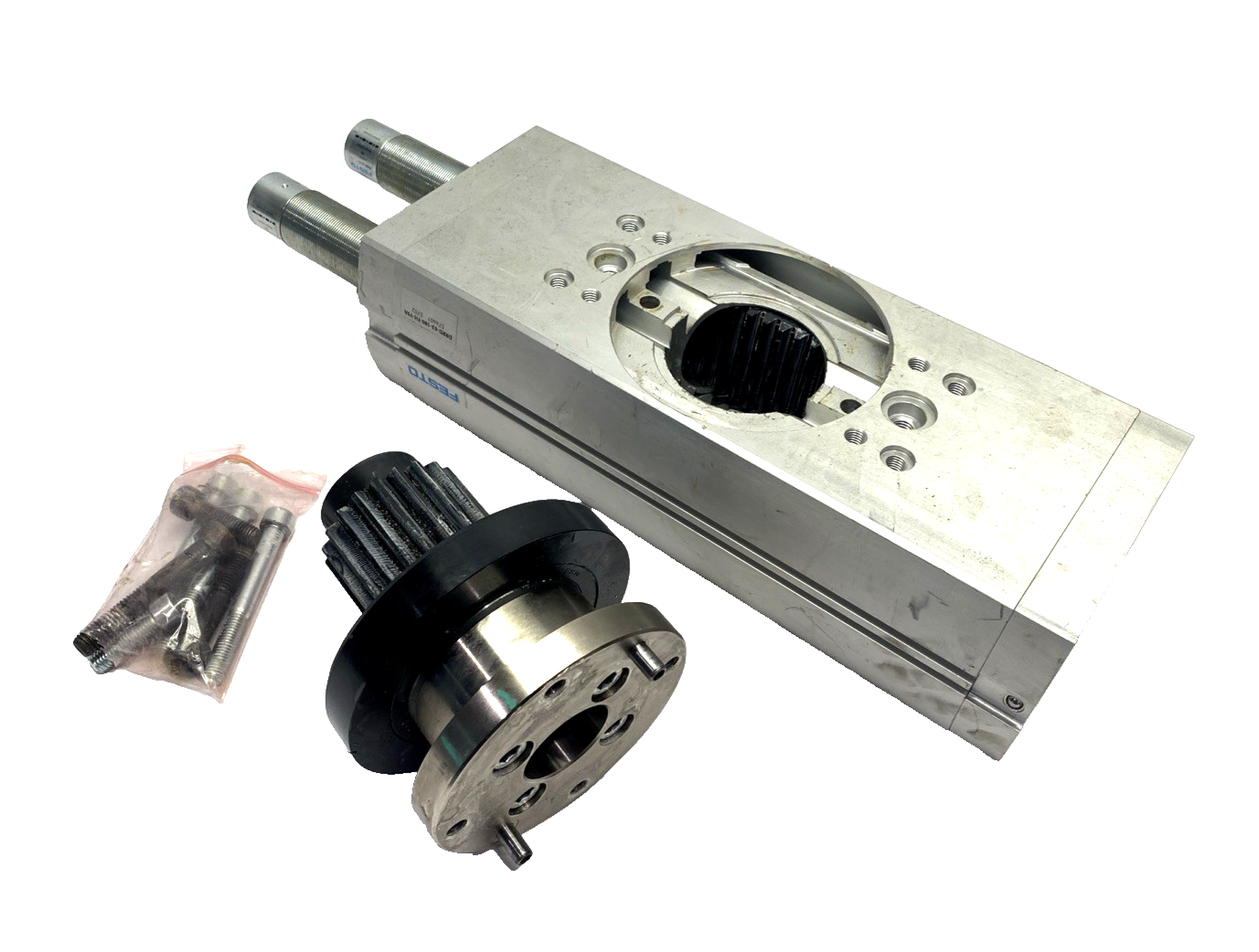 Festo DRRD-63-180-FH-Y9A Semi-Rotary Drive 63mm Size 180 Degree Rotation 574407 - Used - Maverick Industrial Sales