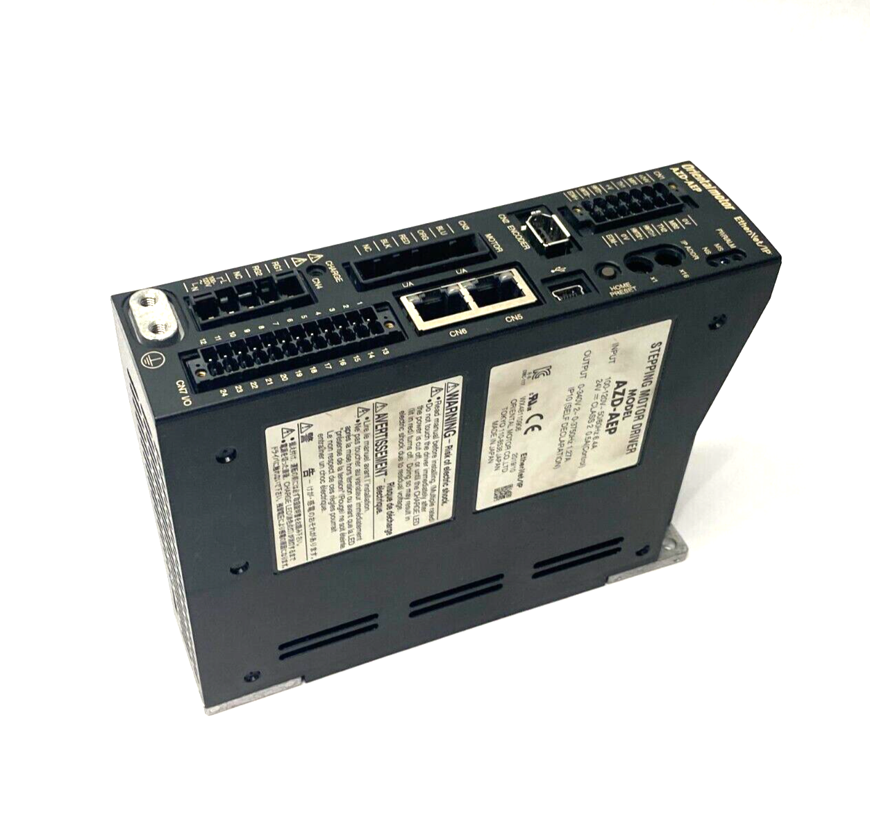 AZD-AEP | Oriental Motor Ethernet/IP Stepping Motor Driver 100-120V - Used - Maverick Industrial Sales